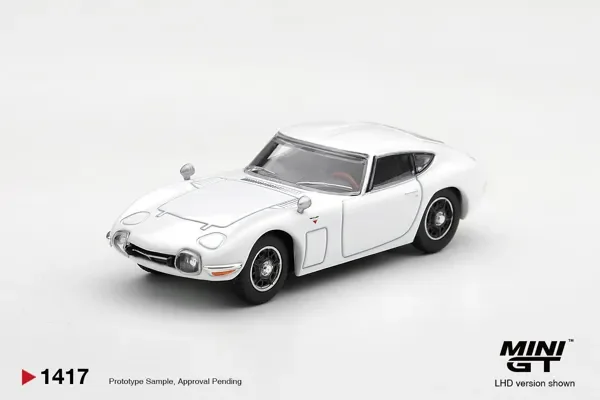 MINI GT 1:64 Toyota 2000GT in Pegasus White, available for pre-order