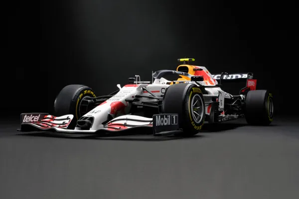 Amalgam Collection Red Bull Racing Honda RB16B - 2021 Turkish Grand Prix - Sergio Pérez - Third Place 1:8 scale resin model car