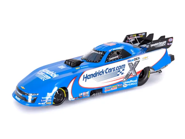 Auto World Auto World NHRA 2025 Jack Beckman (BlueDef) Chevy Camaro Funny Car Diecast (DUE NOVEMBER 2026) 1:24 scale diecast model car