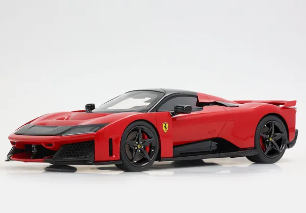 BBR Ferrari F80 Rosso Corsa – Gloss Black Roof And Red Brakes (BBR1223A2) 1:12 scale resin model car