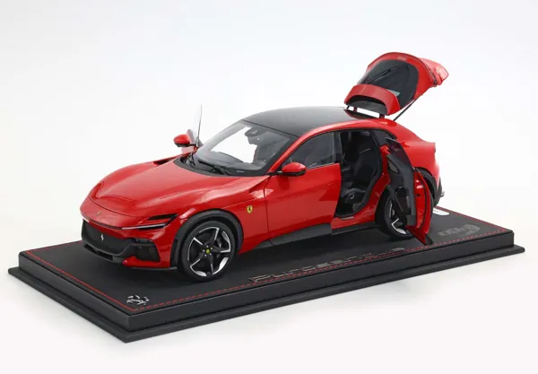ماکت دایکست BBR Ferrari Purosangue Diecast Full Open – Luxury Pack Rosso Corsa (HE180052ADIE) 1:18