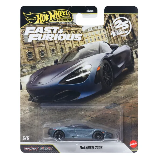 Hot Wheels Hot Wheels Premium Fast & Furious McLaren 720S 1:64 scale diecast model car