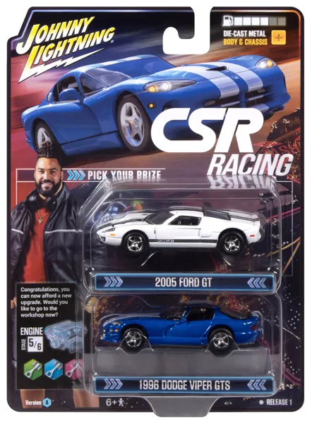 Johnny Lightning 2026 Release 1 CSR Racing A (2-Pack) Diecast (DUE OCTOBER 2026) 1:64 scale diecast model car