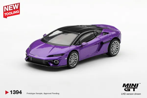 MINI GT Lamborghini Temerario Viola Pasifae (MGT01394) 1:64 scale diecast model car