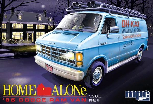 MPC 1986 Dodge Ram Van Home Alone Model Kit (DUE NOVEMBER 2026) 1:25 scale kit model car