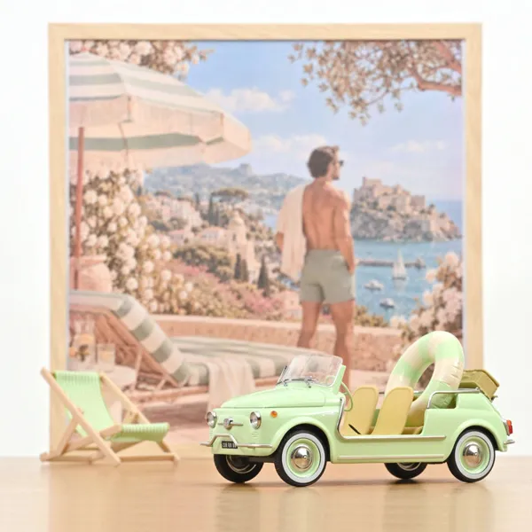 Norev Fiat 500 Jolly 1965 Vert 1:18 scale diecast model car