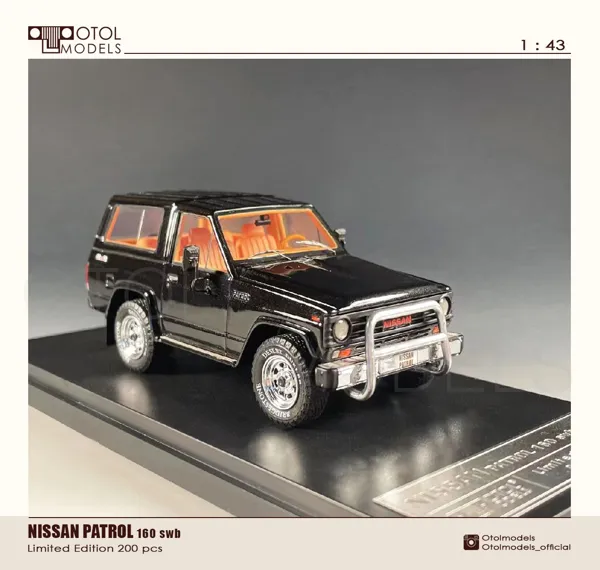 OTOL Models Nissan Patrol Black 1:43 scale resin model car