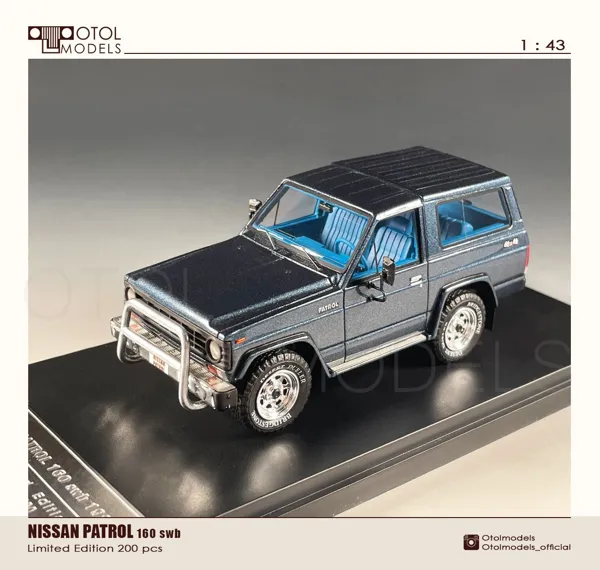 OTOL Models Nissan Patrol Dark Blue 1:43 scale resin model car