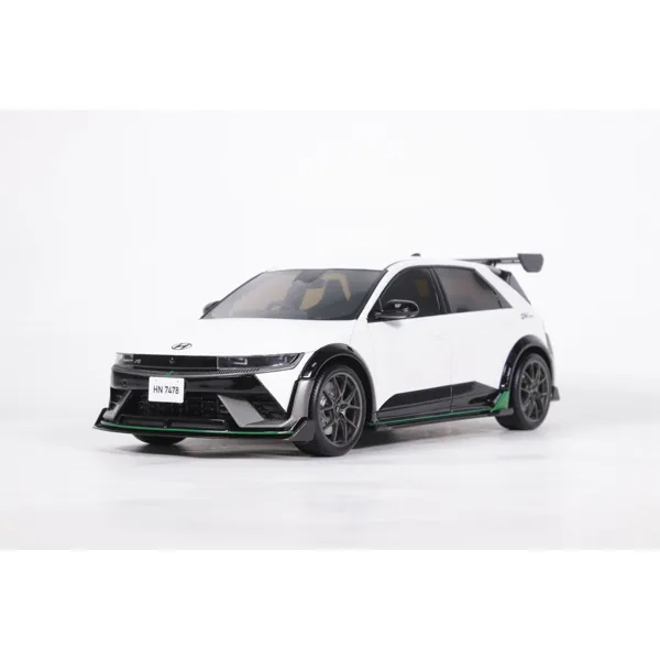 OttOmobile Hyundai Ioniq 5N DK Edition Atlas White Matt 2025 (OT1227) 1:18 scale resin model car