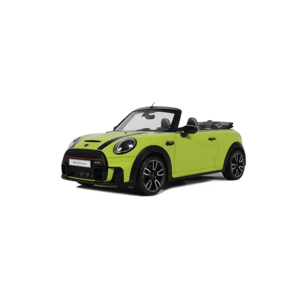 OttOmobile Mini JCW Cabrio Zesty Yellow C5H 2021 (OT1303) 1:18 scale resin model car