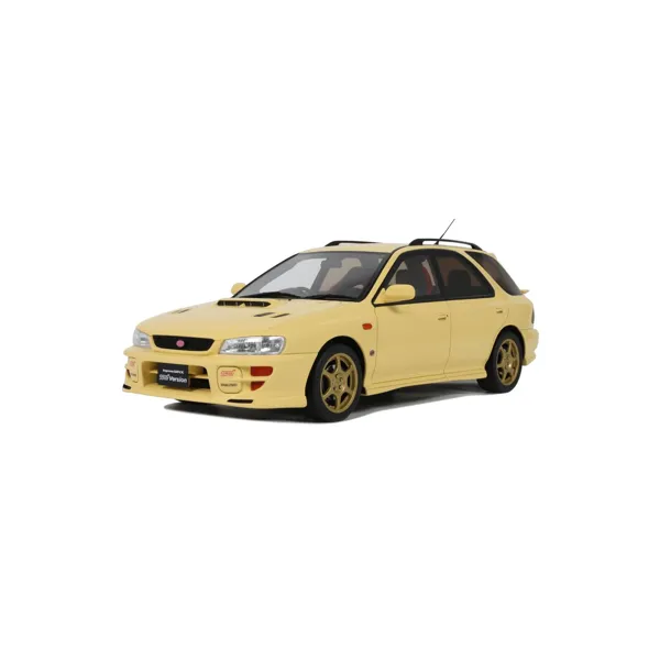 OttOmobile Subaru Impreza WRX STI Version VI Sport Wagon Cashmere Yellow 1999 (OT1198) 1:18 scale resin model car