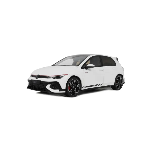 OttOmobile Volkswagen Golf Mk.8 GTi Clubsport Pure White 2024 (OT1221) 1:18 scale resin model car