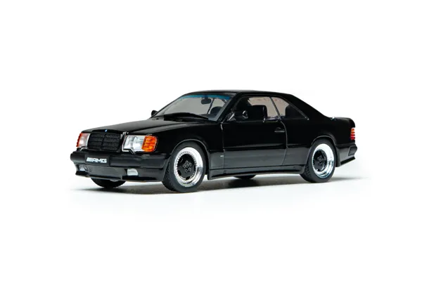Solido Mercedes-Benz 300CE 6.0 AMG "The Hammer" Widebody - Black - 1988 1:43 scale diecast model car