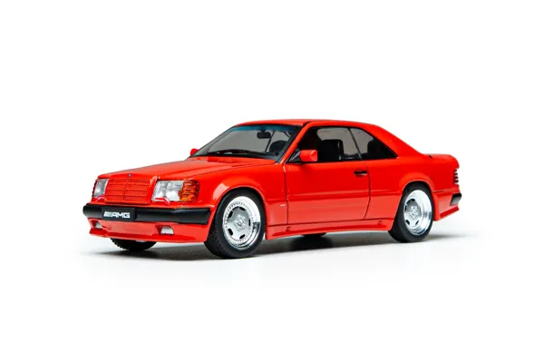 Solido Mercedes-Benz 300CE 6.0 AMG "The Hammer" Widebody - Signal Red - 1988 1:43 scale diecast model car