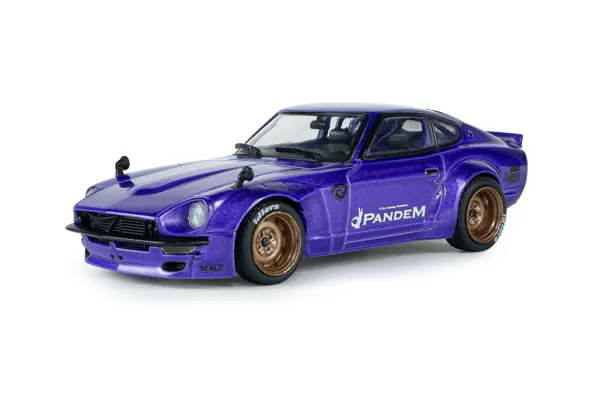 Solido PANDEM 240Z - PURPLE METALLIC - 1973 1:43 scale diecast model car