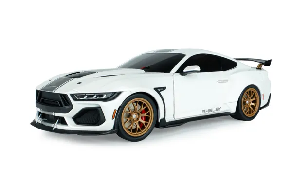 Solido Shelby Mustang SUPER SNAKE - WHITE / SILVER STRIPES - 2025 1:18 scale diecast model car