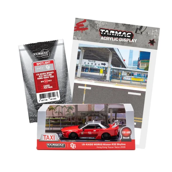 Tarmac Works Hong Kong Toycar Salon 2026 Tarmac HK Taxi Special Edition Bundle 1:64 scale diecast model car