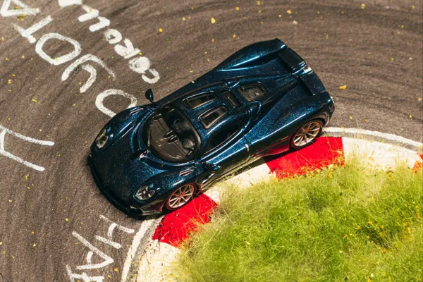 Tarmac Works Pagani Utopia Blue Metallic 1:64 scale diecast model car
