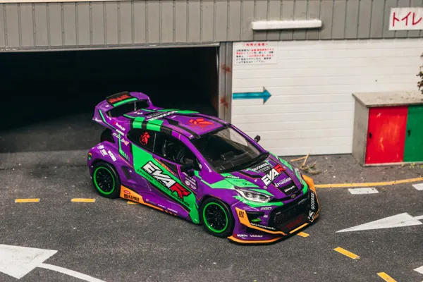 Tarmac Works Pandem Toyota GR Yaris EVA Racing 1:43 scale diecast model car