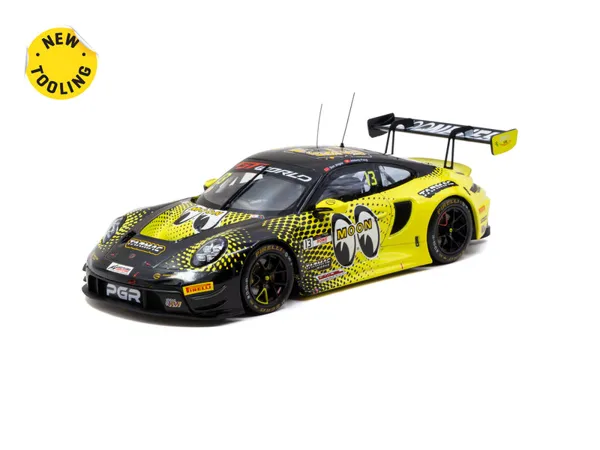 Tarmac Works Porsche 911 GT3 R GT World Challenge Asia 2025 Phantom Global Racing #13 1:18 scale diecast model car